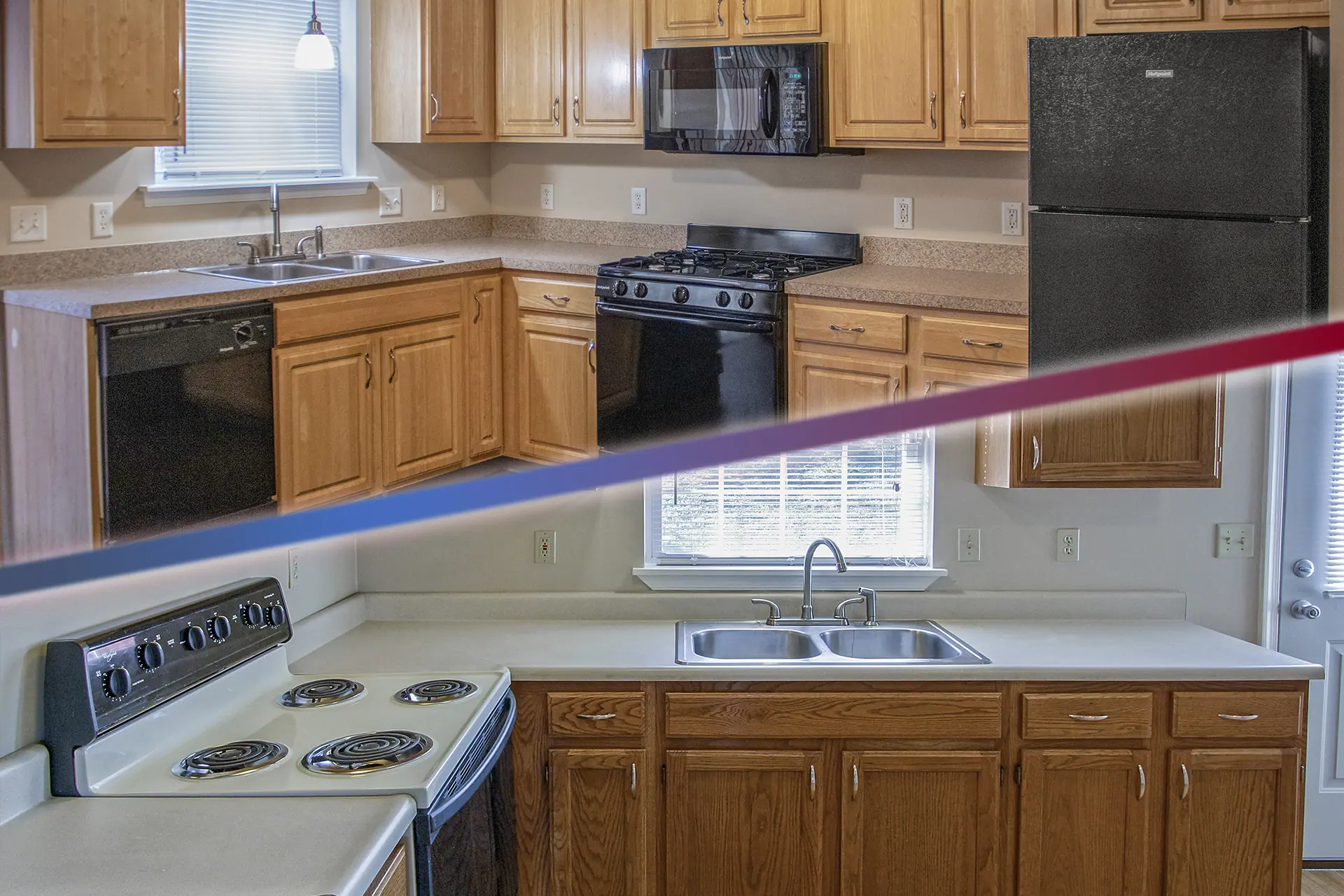 Kitchens available at the Towns on Evelyn