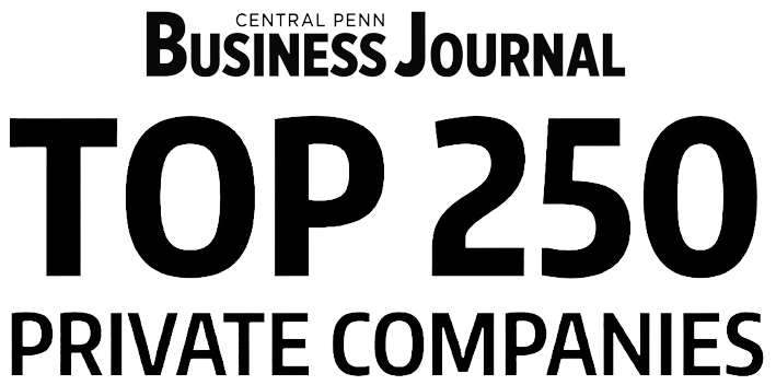 a logo for the central penn business journal top 250 private companies