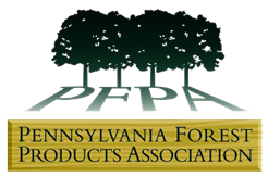 a logo for the Pennsylvania forest products association