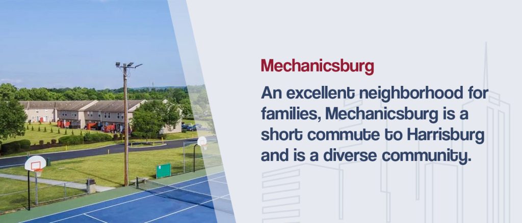 Mechanicsburg, Camp Hill, and suburban areas